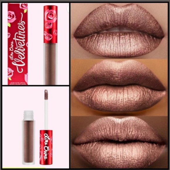 Lime Crime | “Cherished” Metallic Velvetine Lipstick - Picture 1 of 11